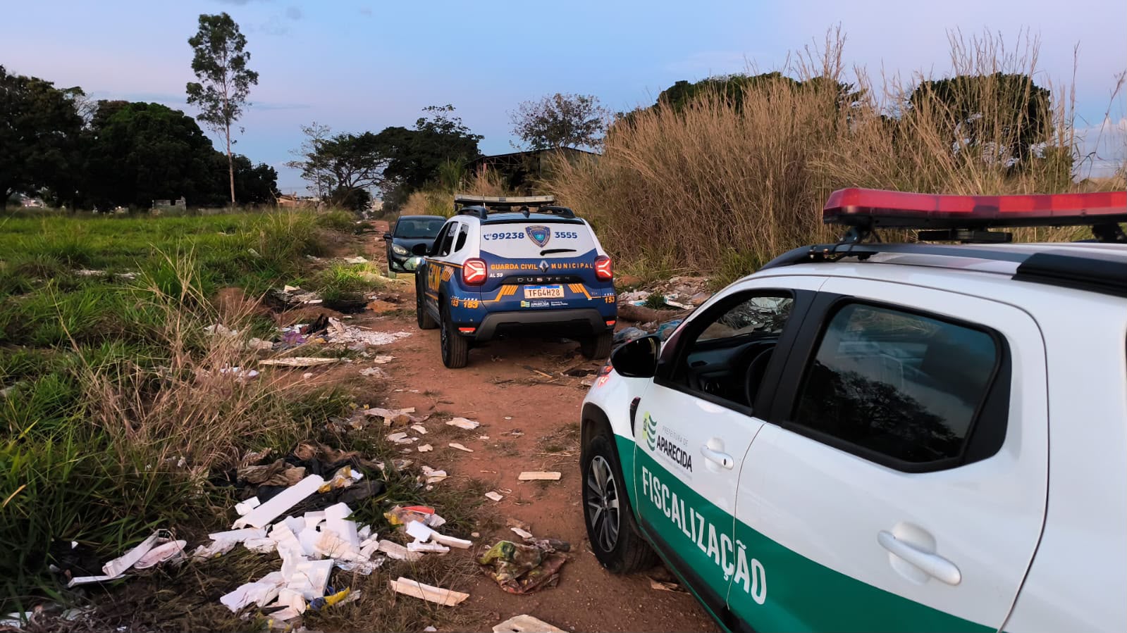 como denunciar descarte irregular em Aparecida