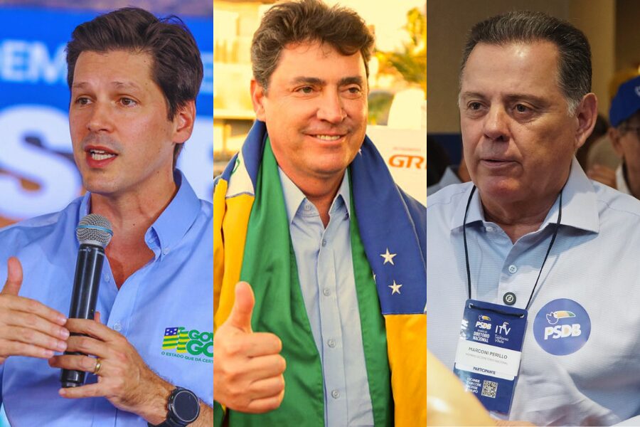 Daniel Vilela, Wilder Morais e Marconi Perillo