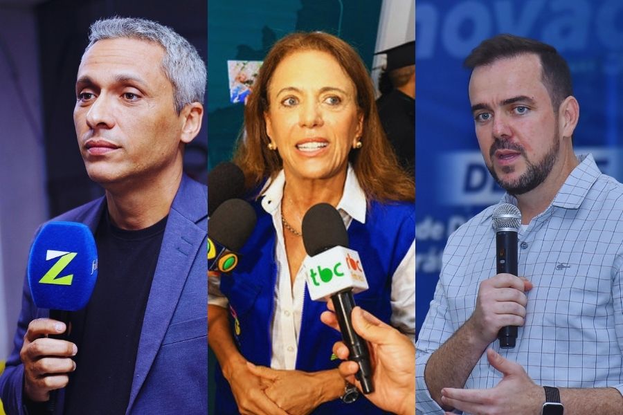 Gustavo Gayer, Gracinha Caiado e Gustavo Mendanha, pesquisa diagnóstico