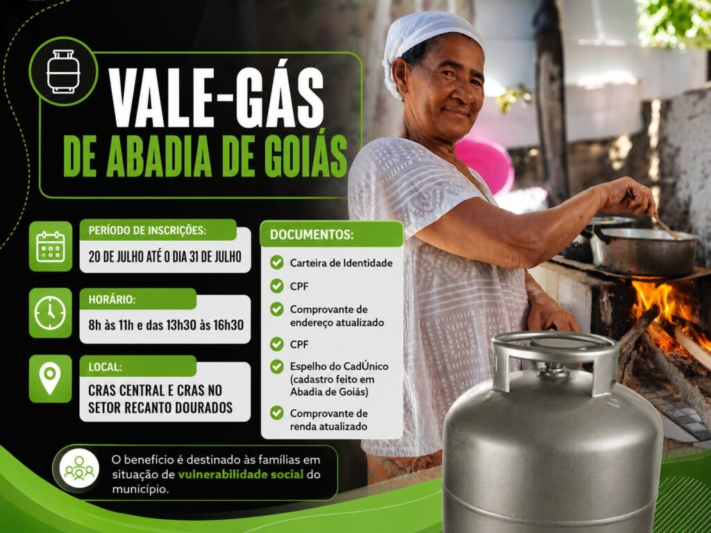 Vale-gás Abadia de Goiás 