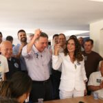 Marconi Perillo e Jacqueline Zaiden, sua vice