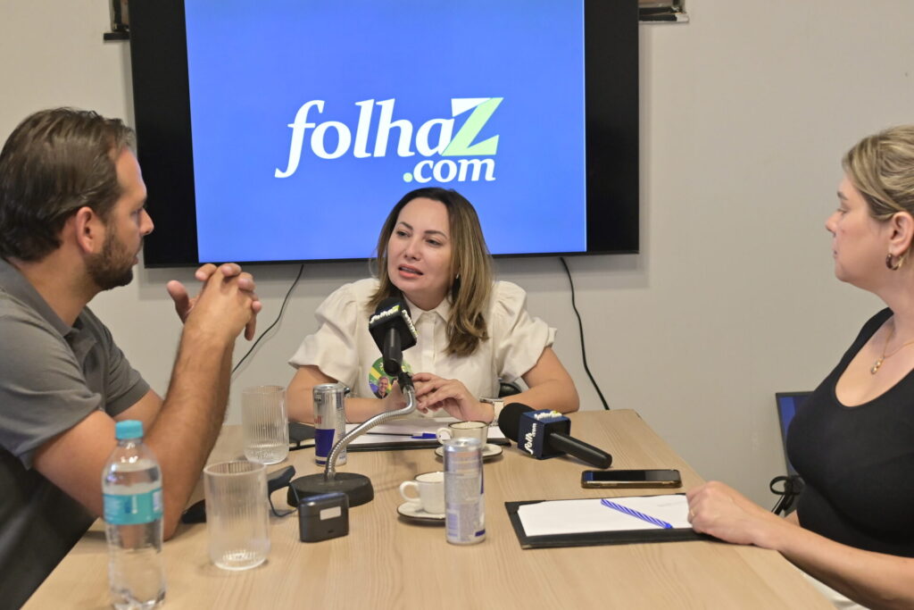 Camila Rosa visita Folha Z e fala sobre machismo na política e candidatura a deputada federal