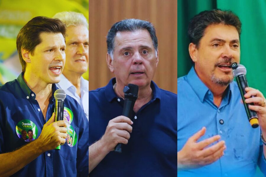 Daniel Vilela, Marconi Perillo e Wilder Morais