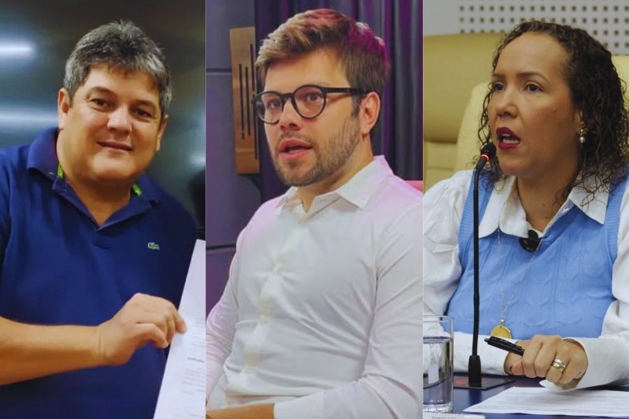 Jeovane, Olavo Pires e Daniela da Gilka