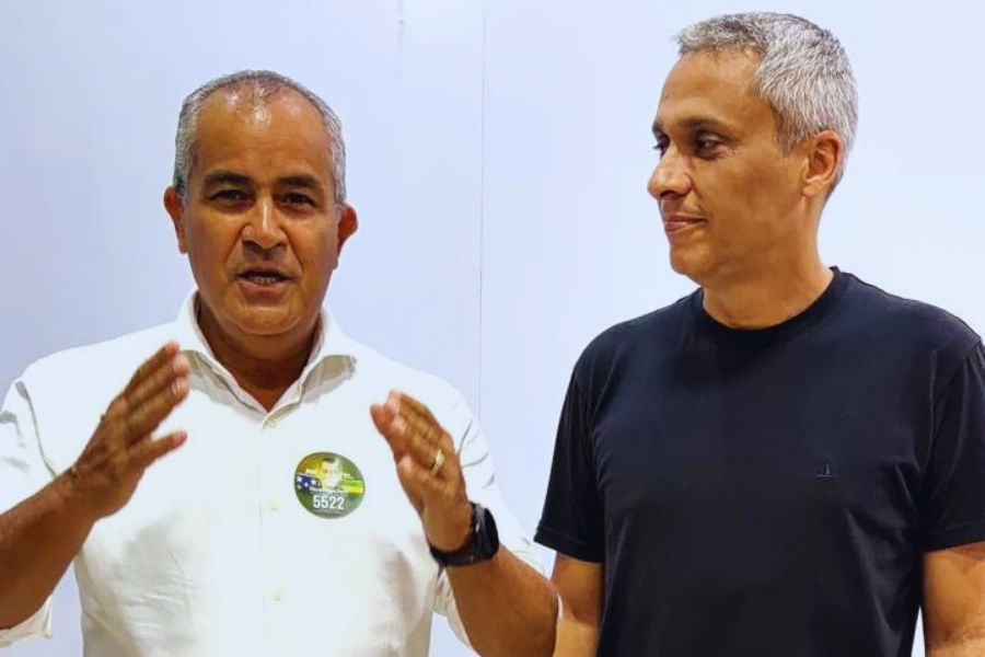 Pastor Josué e o deputado federal Gustavo Gayer