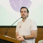 Gustavo Mendanha durante convenção do Mobiliza