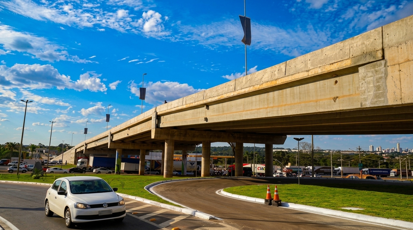 Viaduto sobre a Avenida Perimetral Norte