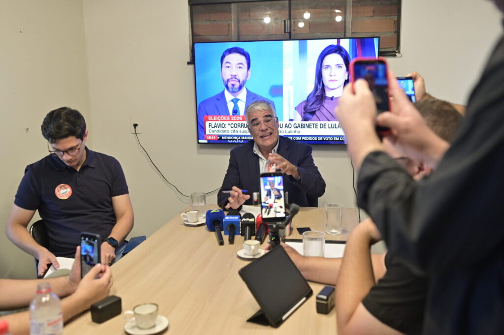 Senador e candidato a vice-presidente da República, Eduardo Girão (Novo-CE)