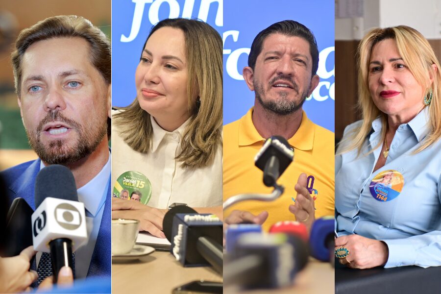 Bruno Peixoto, Camila Rosa, Glaustin da Fokus e Valéria Pettersen são candidatos a deputado federal por Goiás