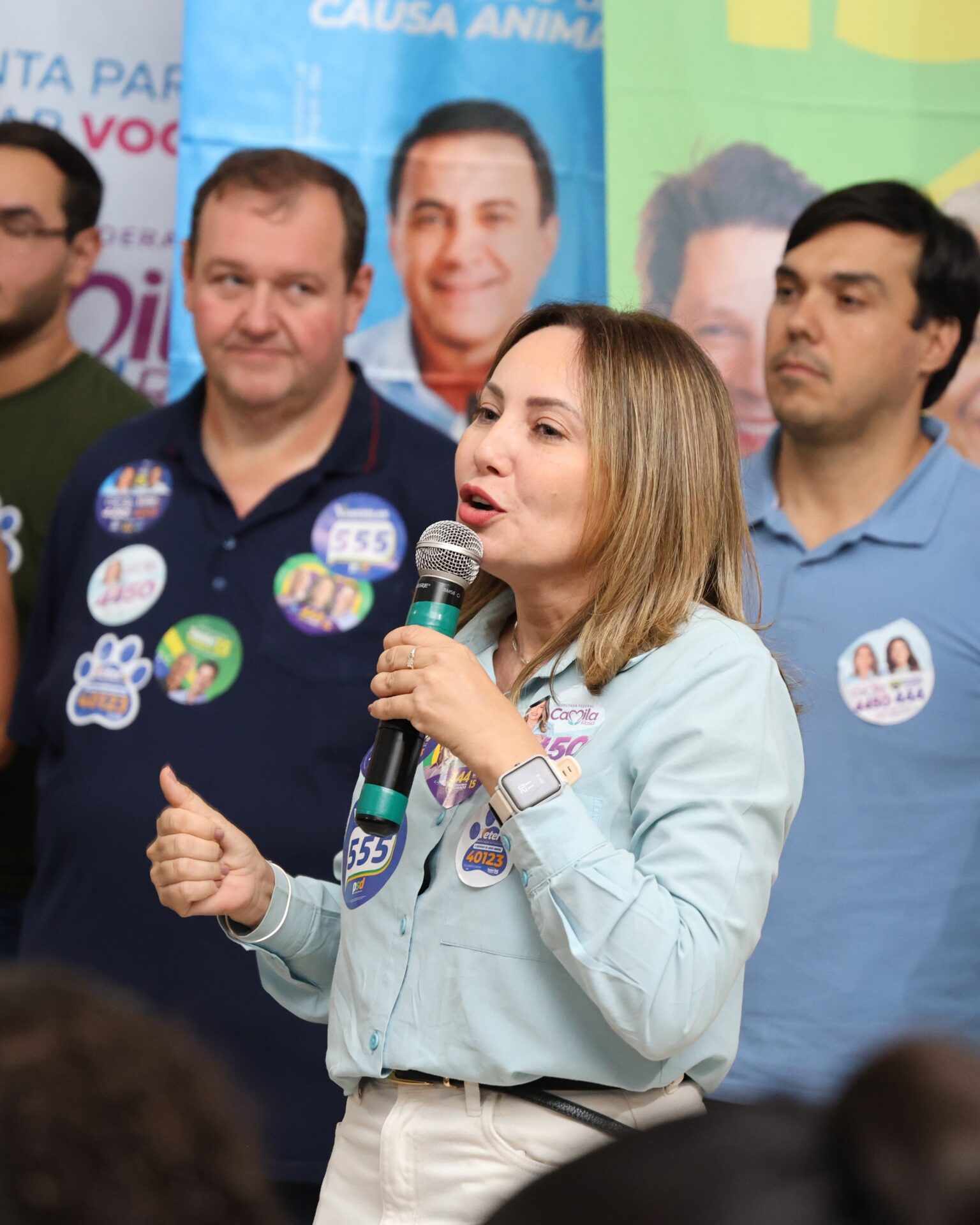 Camila Rosa busca nos gestores das escolas uma ponte para Brasília