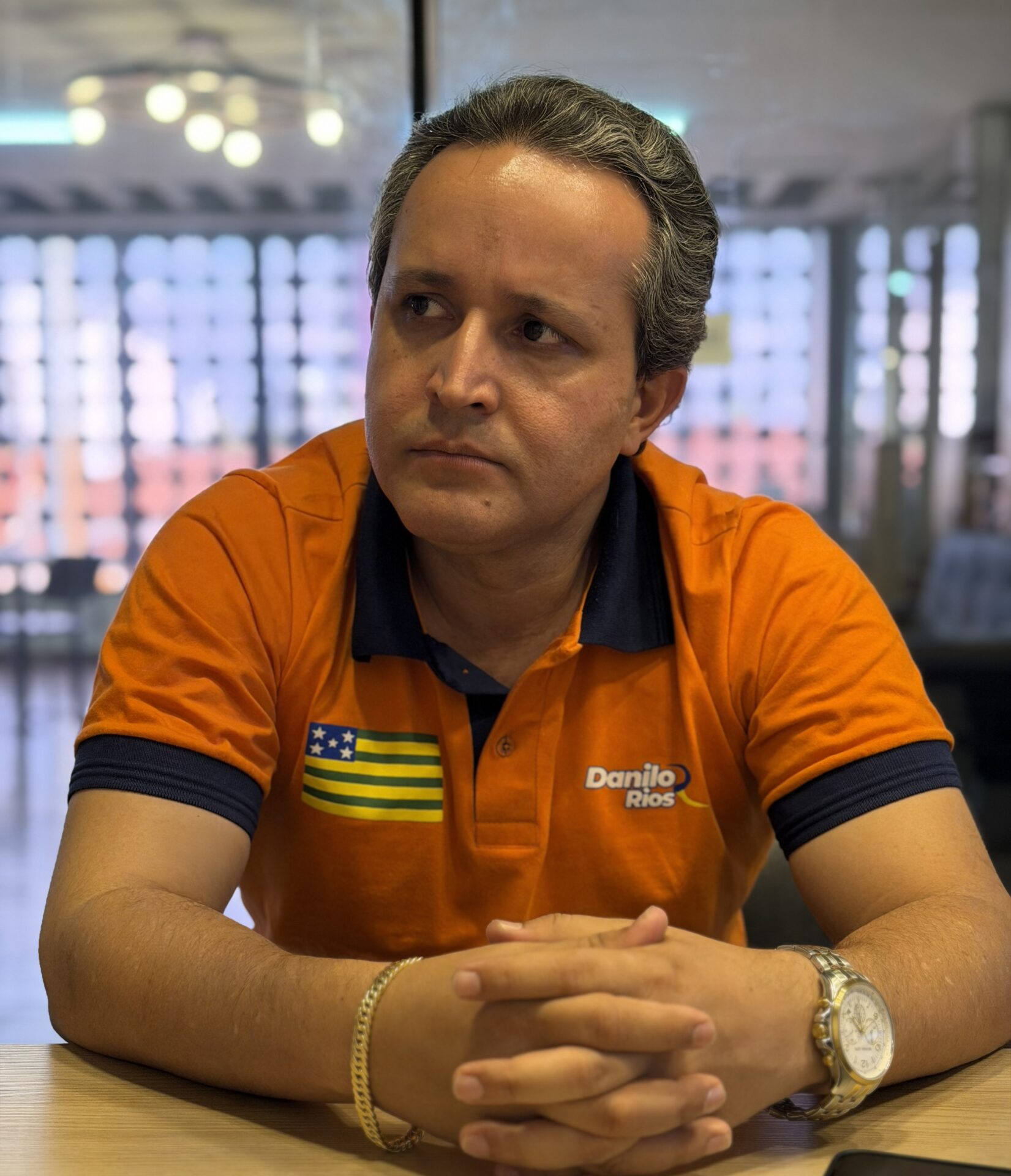 O Novo já vê potencial em Danilo Rios. Agora é transformar isso em votos