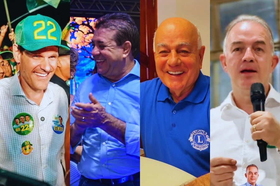 Ex-deputados Lissauer, Messac, Helio de Sousa e Samuel Almeida