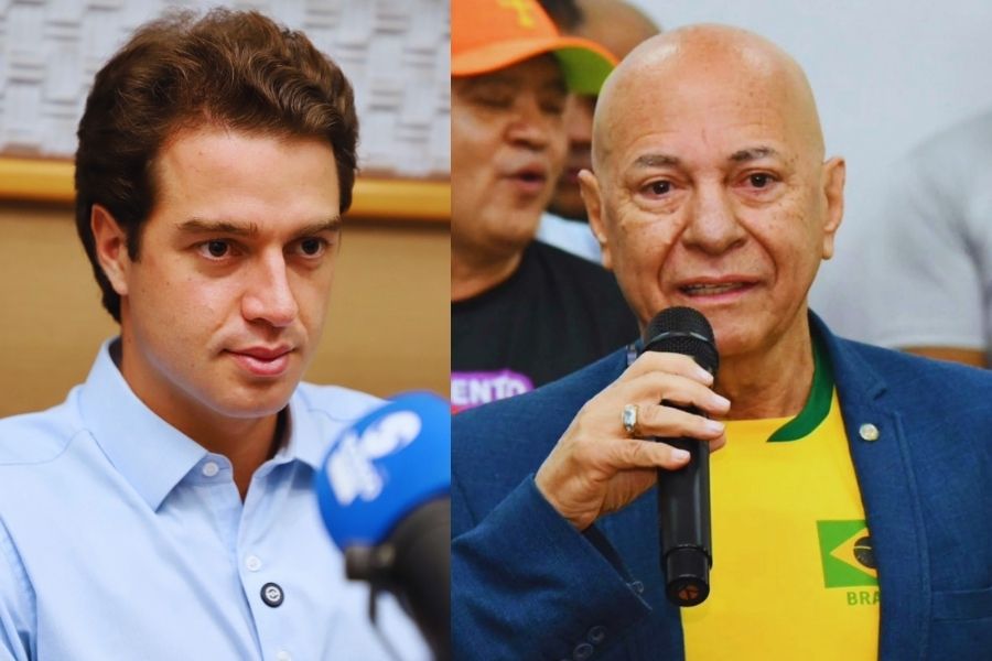 Felipe Cecílio e Professor Alcides