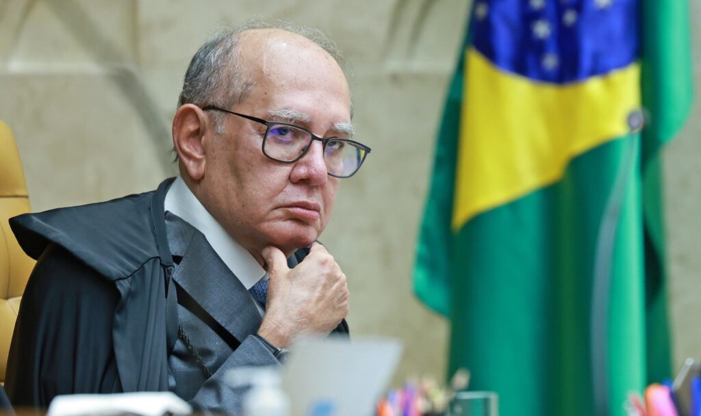 Ministro Gilmar Mendes, em imagem registrada pelo fotógrafo do STF, Fellipe Sampaio.