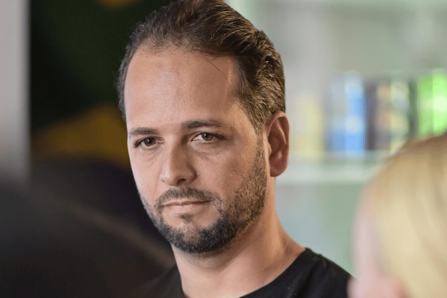 Jornalista Guilherme Coelho. Registro feito pelo olhar de Marcos Antônio 📷