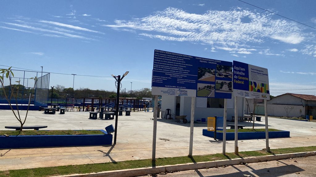 Abadia de Goiás inaugura centro poliesportivo para população neste sábado