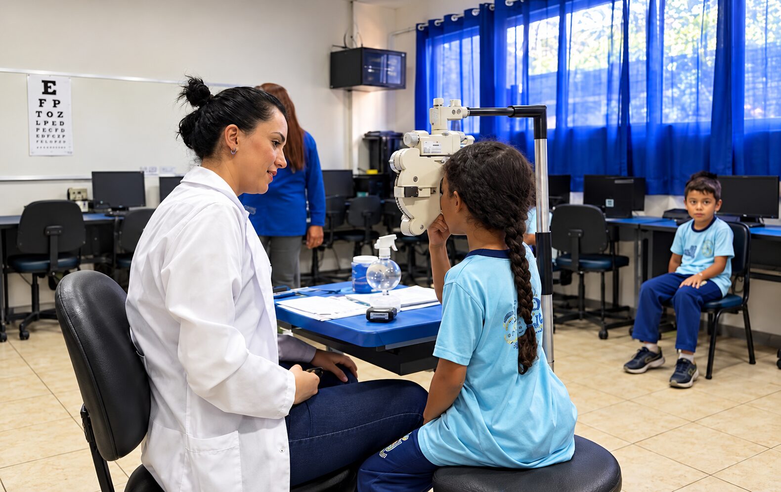 Alunos em Abadia de Goiás terão exames de visão nas escolas municipais
