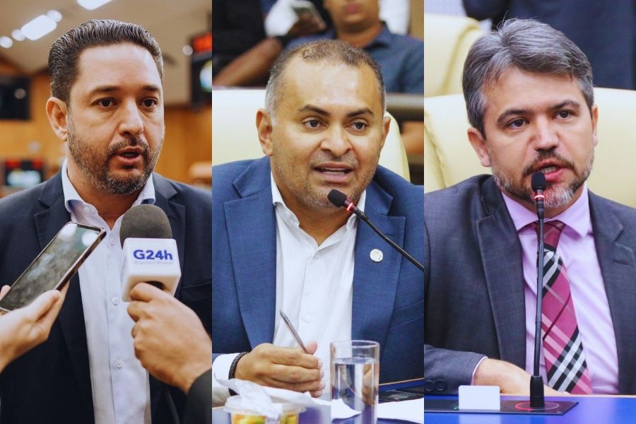 Thialu Guiotti, Ronilson Reis e Henrique Alves