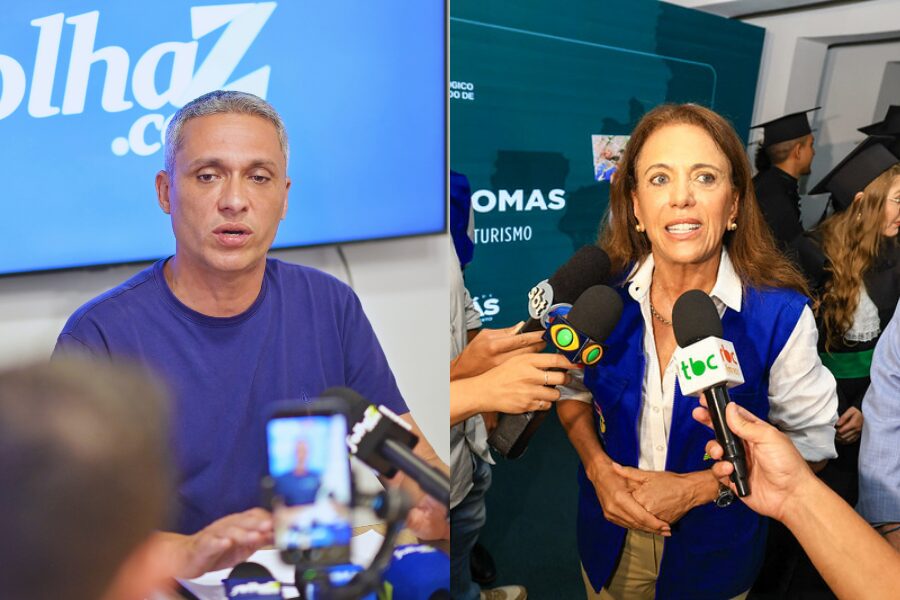 Gustavo Gayer e Gracinha Caiado