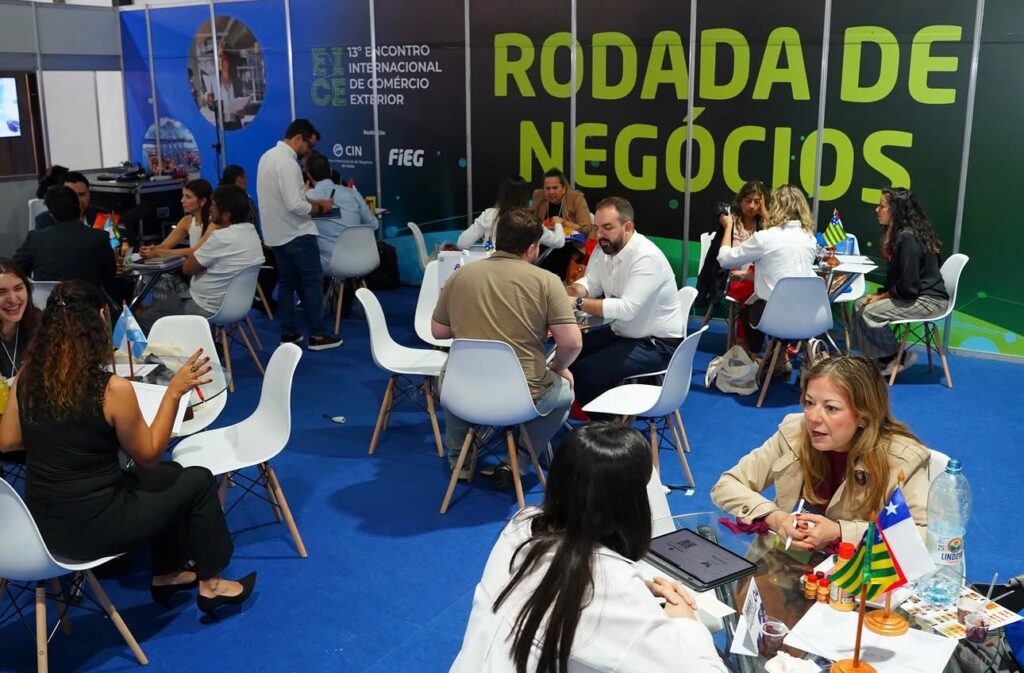 Rodada de negócios na Expoind 2026: indústria de Goiás de olho no mercado internacional | Imagem: comunicação FIEG